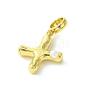 Rack Plating Brass with ABS Plastic Pearl European Dangle Charms KK-G501-02X-G-2