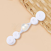 12Pcs Polyester Resin Cheongsam Buckle for Chinese Formal Dress DIY-CY0001-86B-3