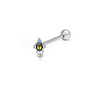 Frog Stainless Steel Enamel Straight Barbell 15 Gauge Piercing Tongue Rings for Women Men WG2FB88-02-1