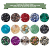 Craftdady 300Pcs 15 Style Faceted Natural & Synthetic Mixed Gemstone Beads G-CD0001-08-11