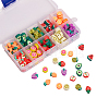 150Pcs 10 Style Handmade Polymer Clay Beads CLAY-CJ0001-23-3