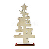 Christmas Theme Wood Display Decorations DJEW-G041-01A-2