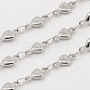 Tarnish Resistant 304 Stainless Steel Heart Chains CHS-K001-53-4mm-1