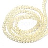 Spray Painted Glass Round Bead Strands DGLA-Q015-4mm-21-2