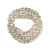Electroplate Transparent Glass Beads Strands EGLA-B011-08A-PL03-2