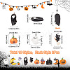 SUNNYCLUE 20Pcs 10 Styles Halloween Opaque Resin Pendants RESI-SC0002-49-2