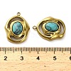 Dyed Synthetic Turquoise Pendants STAS-H438-10G-03-3