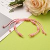 Adjustable Braided Nylon Cord Bracelet Making AJEW-JB00758-02-4