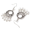 Tibetan Style Alloy Chandelier Earrings EJEW-JE06263-4