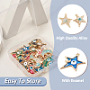 48Pcs 12 Style Alloy Enamel Pendants ENAM-TA0001-73-4