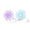 UV Plating Iridescent Transparent Acrylic Bead in Bead OACR-H112-08C-2