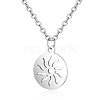 Non-Tarnish 201 Stainless Steel Pendants Necklaces NJEW-S063-TN449-1-1