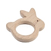 Natural Beech Wooden Baby Teething Toys WOOD-U003-12-2