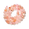 Natural Cherry Blossom Agate Beads Strands G-K382-A11-02-3