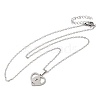 Non-Tarnish 306 Stainless Steel Pendant Necklace for Women NJEW-Q772-01P-10-1