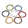 7Pcs 7 Colors Natural Mixed Gemstone Stretch Bracelets Sets BJEW-JB10996-1