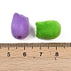 Flocking Opaque Acrylic Beads OACR-G055-02C-3