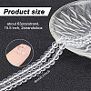 2 Strands Synthetic Quartz Crystal Beads Strands G-GO0001-28B-2
