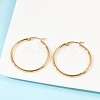 201 Stainless Steel Hoop Earrings EJEW-I245-20F-5