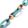 Handmade Acrylic Figaro Chains AJEW-JB00596-03-1