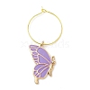 Alloy Enamel Wine Glass Charms AJEW-JO00240-5