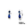 Elegant Shiny Waterdrop Stud Earrings for Women KM9584-1-1