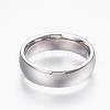 304 Stainless Steel Wide Band Rings RJEW-G082-02-4