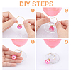 CHGCRAFT DIY Hoop Earrings Making Kit DIY-CA0003-62-5