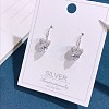 925 Sterling Silver Dangle Earrings EJEW-BB34291-P-4