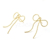 Brass Stud Earrings for Women EJEW-F334-03G-04-1