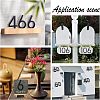 Zinc Alloy House Number FIND-WH0064-99-6-6