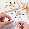 Yilisi 16Pcs 4 Colors Brass Micro Pave Clear Cubic Zirconia Charms FIND-YS0001-03-5