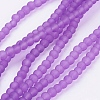 Transparent Glass Bead Strands X-GLAA-S031-4mm-32-1