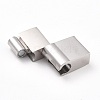 Tarnish Resistant 316 Surgical Stainless Steel Magnetic Clasps with Glue-in Ends LS-STAS-M297-03A-P-2