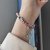 Alloy Turkiye Hamsa Hand Pendant Bracelets XI4763-1-1