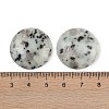 Natural Sesame Jasper Cabochons G-H1596-FR-25mm-14-3