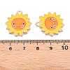 Thanksgiving Day Theme Alloy Enamel Pendants X-ENAM-T020-35C-3