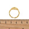 Brass Open Cuff Rings for Women RJEW-K289-01G-H-5