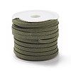 (Defective Closeout Sale: Bad Spool) Eco-Friendly Flat Faux Suede Cords LW-XCP0001-10-2