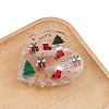 Christmas Theme PVC Claw Hair Clips PW-WGBF3A6-01-1