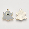 Light Gold Plated Alloy Pendants LS-ENAM-T009-36B-2