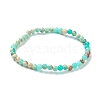 Synthetic Shoushan Stone Beaded Stretch Bracelets BJEW-D446-A-19-2