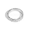 Fish Scale Pattern 925 Sterling Silver Finger Rings RJEW-Q814-13S-1