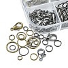 40Pcs 2 Color Zinc Alloy Lobster Claw Clasps DIY-YW0006-32-2