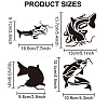 MAYJOYDIY US 1Pc PET Hollow Out Drawing Painting Stencils DIY-MA0004-53D-2