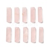 Natural Rose Quartz Pendants G-L593-01A-1