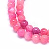 Natural Dyed Jade Beads Strands G-F601-A24-3