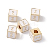 Rack Plating Brass Enamel Beads KK-B060-04G-04Z-3