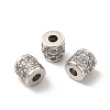 Rack Plating Brass Cubic Zirconia Beads KK-G457-07P-3