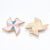 Alloy Enamel Pendants ENAM-N056-439-2